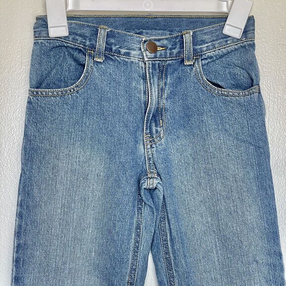 Gymboree Jeans Boys Size 8 Light Wash Denim Back To School Straight Leg Cotton - Picture 3 of 9
